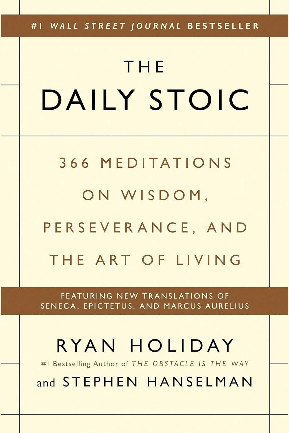 The Daily Stoic by Ryan Holiday - Bookstagram