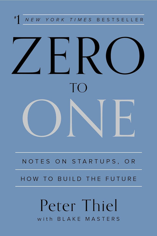 Zero to One by Peter Thiel - Bookstagram